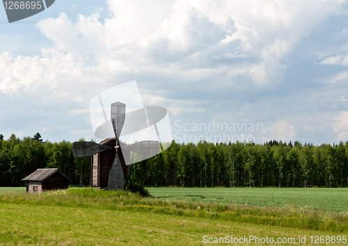 Image of old wooden mill