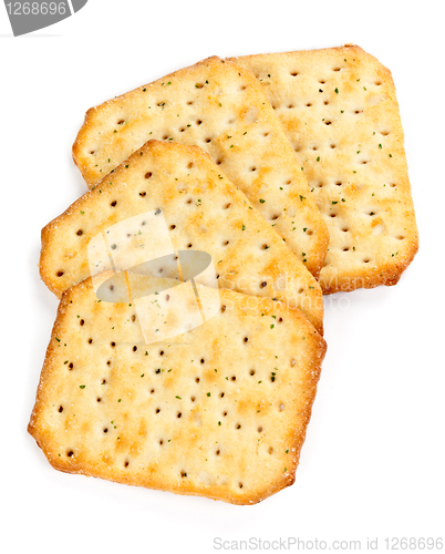 Image of four saltine crackers