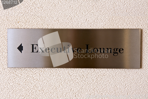 Image of signs executive lounge