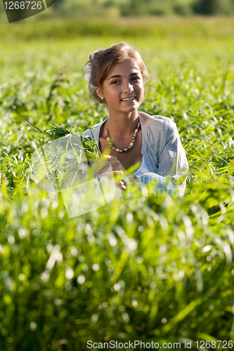 Image of portrait of a beautiful girl