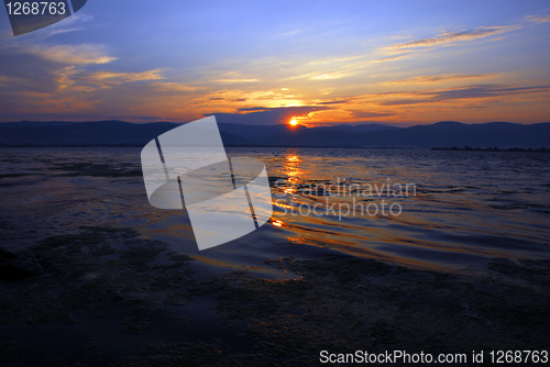 Image of Sunrise over river