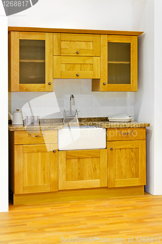 Image of Wooden kitchen