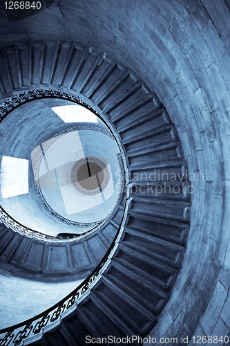 Image of Blue spiral