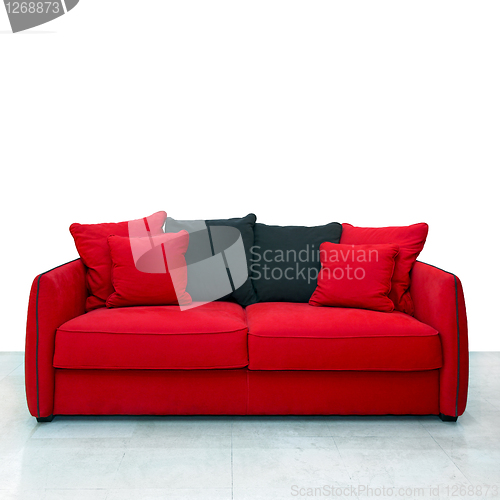 Image of Red sofa