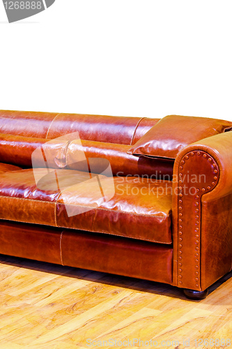 Image of Leather sofa