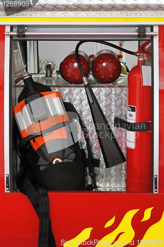 Image of Fire fighter equipment