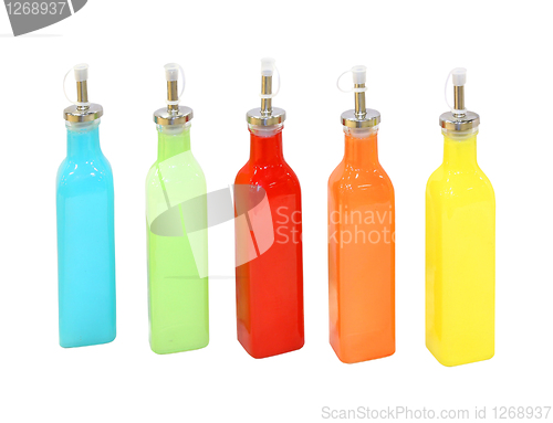 Image of Colorful bottles