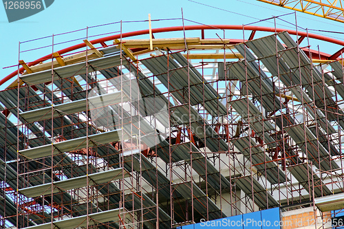 Image of Construction scaffoldings