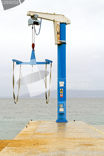 Image of Yacht crane