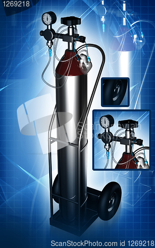 Image of Oxygen cylinder