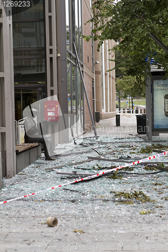 Image of Oslo bombing