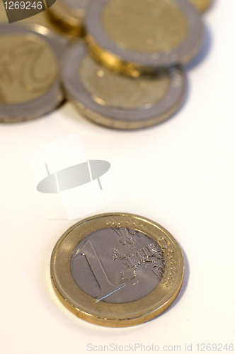 Image of euro coins