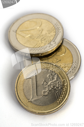 Image of euro coins