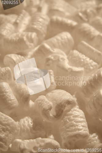 Image of styrofoam packing peanuts