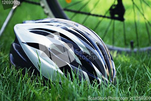 Image of bicycle helmet