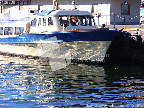 Image of blue boat