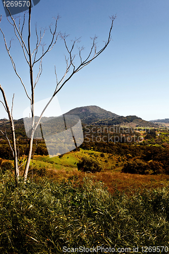 Image of Winter landscape countryside.