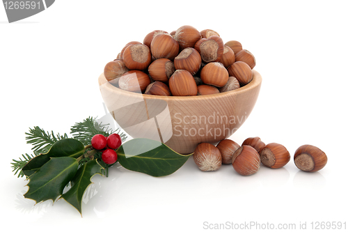 Image of Hazelnuts and Holly