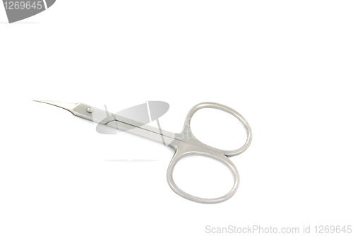 Image of Isolated manicure scissors