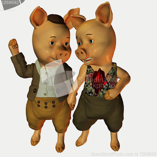Image of Mr. and Mrs. Pig