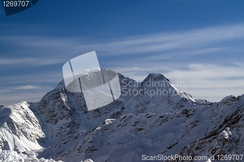 Image of Caucasus Mountains. Donguzorun.