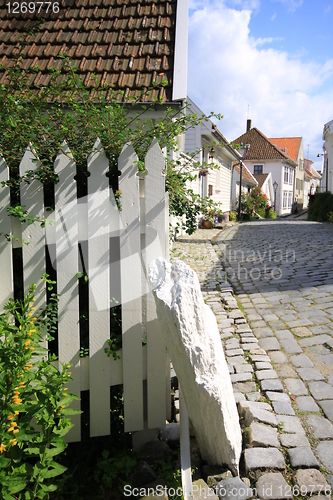 Image of Street corner in old Stavanger