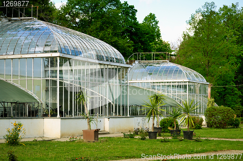 Image of Botanical Gardens glass ceiling 