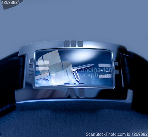 Image of Luxury platinum watch