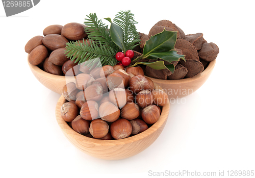 Image of Hazelnuts, Pecan and Brazil Nuts