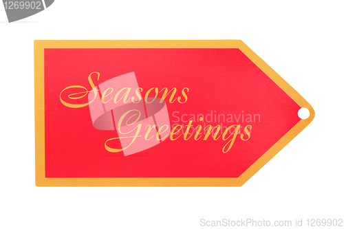 Image of Seasons Greeting Gift Tag