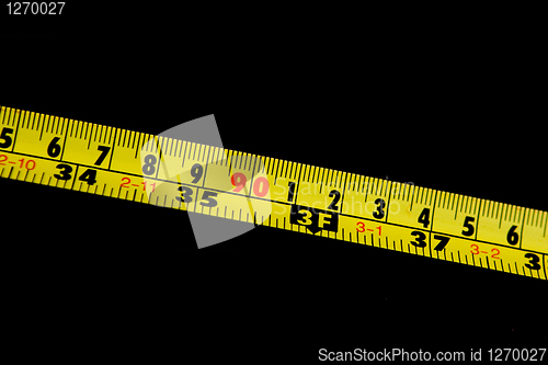 Image of Yellow tape measure