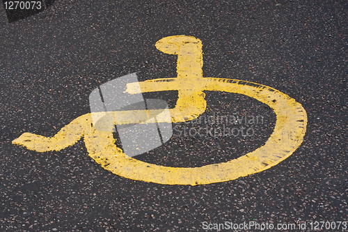 Image of disabled sign