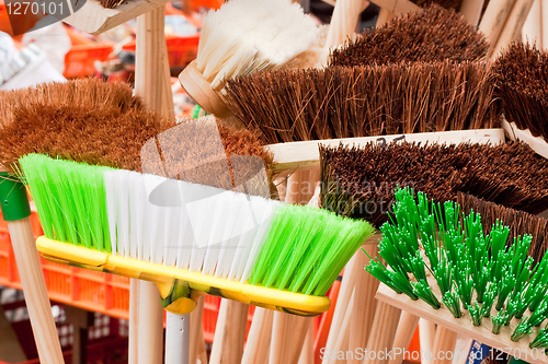 Image of brooms