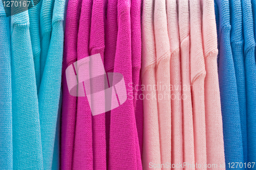 Image of colorful clothes