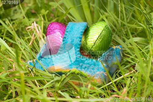 Image of easter eggs