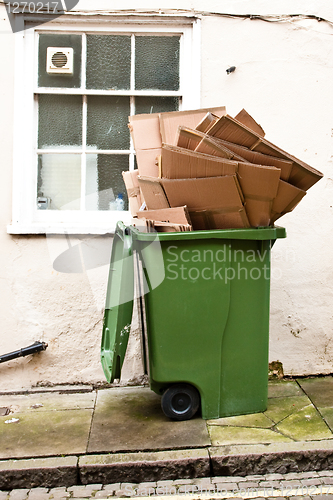 Image of Green recycling bin