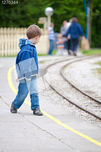 Image of Waiting for train