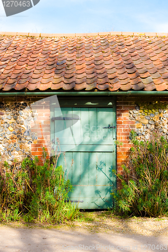 Image of blue door