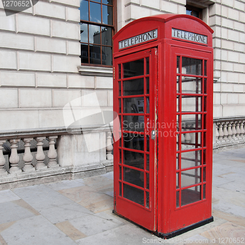 Image of London telephone box