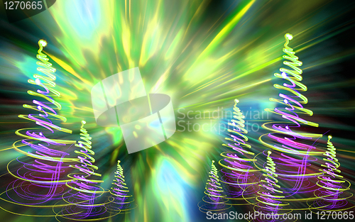 Image of xmas forest