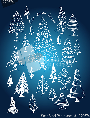 Image of  christmas treeses