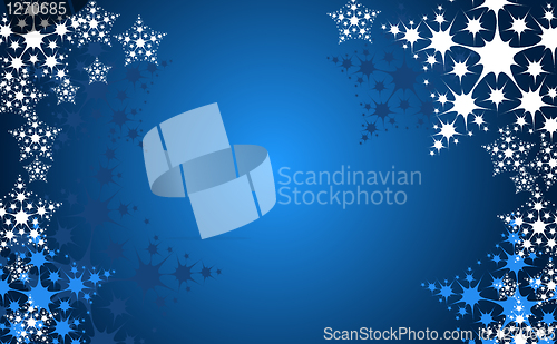 Image of christmas snow flake background