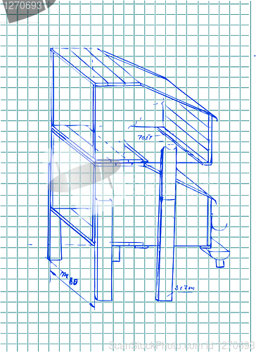 Image of hand drawn architecture details