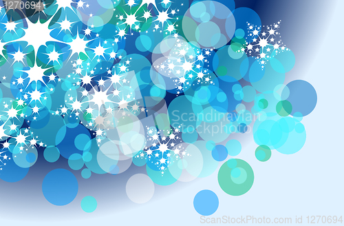 Image of christmas snow flake background