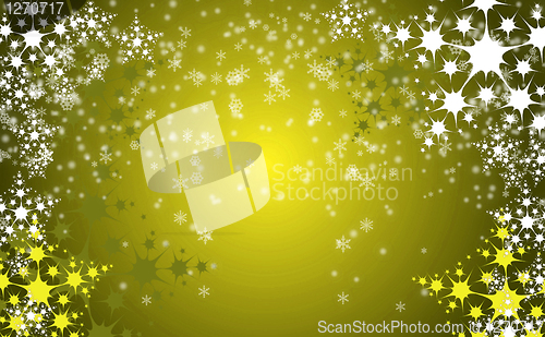 Image of christmas background with snow flakes 