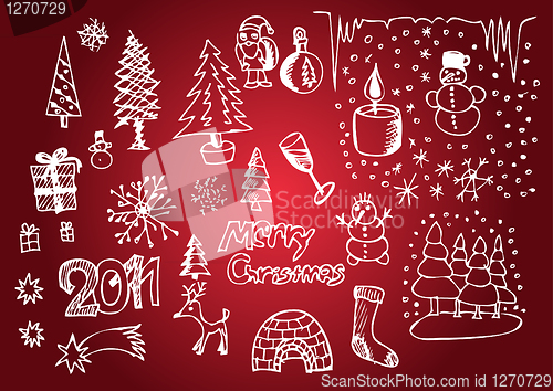 Image of christmas objects 