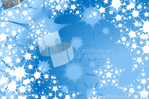 Image of christmas snow flake background