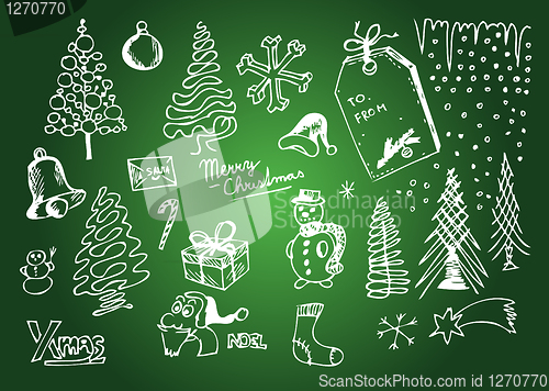 Image of christmas objects