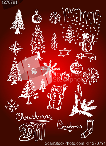 Image of christmas objects