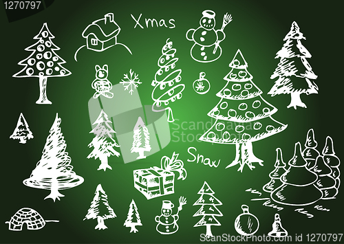 Image of christmas objects